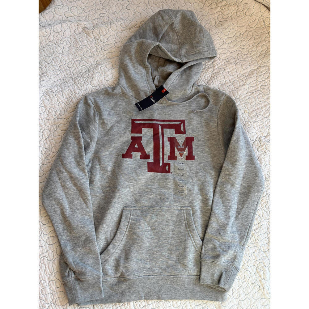 FanaticsTexas A&M Gray Hooded Sweatshirt Size Small